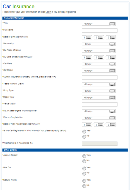 Car Insurance Finder pricefinder car insurance form Car Insurance Finder pricefinder car insurance form